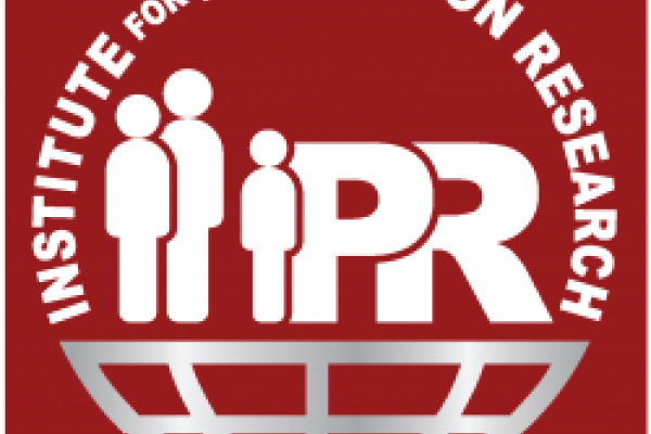 institute for Population Research wordmark in red.