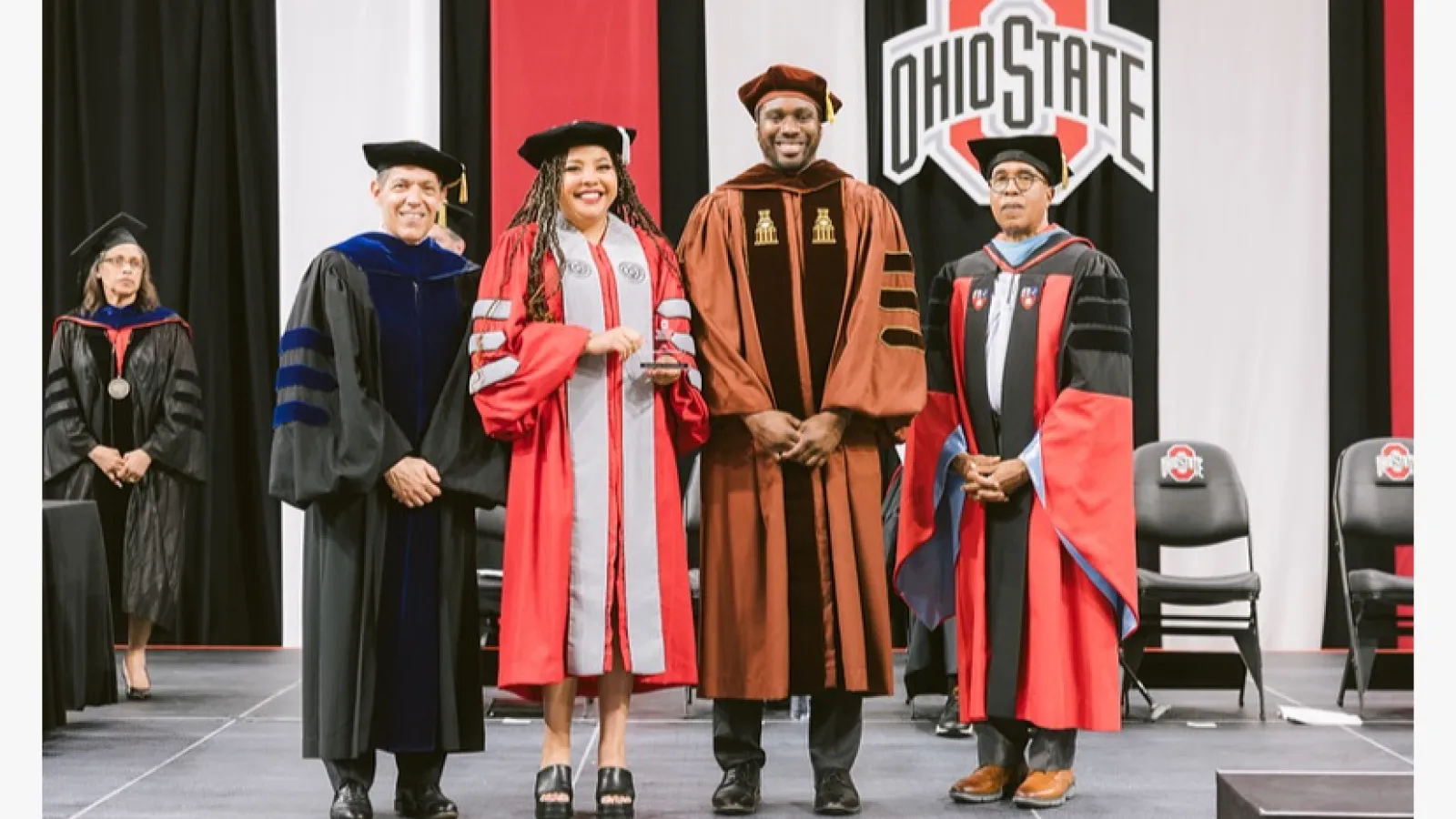 Group photo at graduation