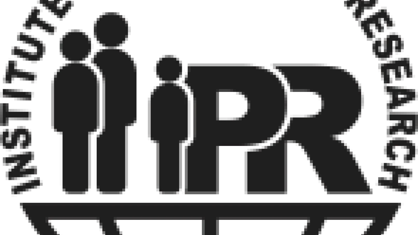 Institute for Population Research logo black on white background
