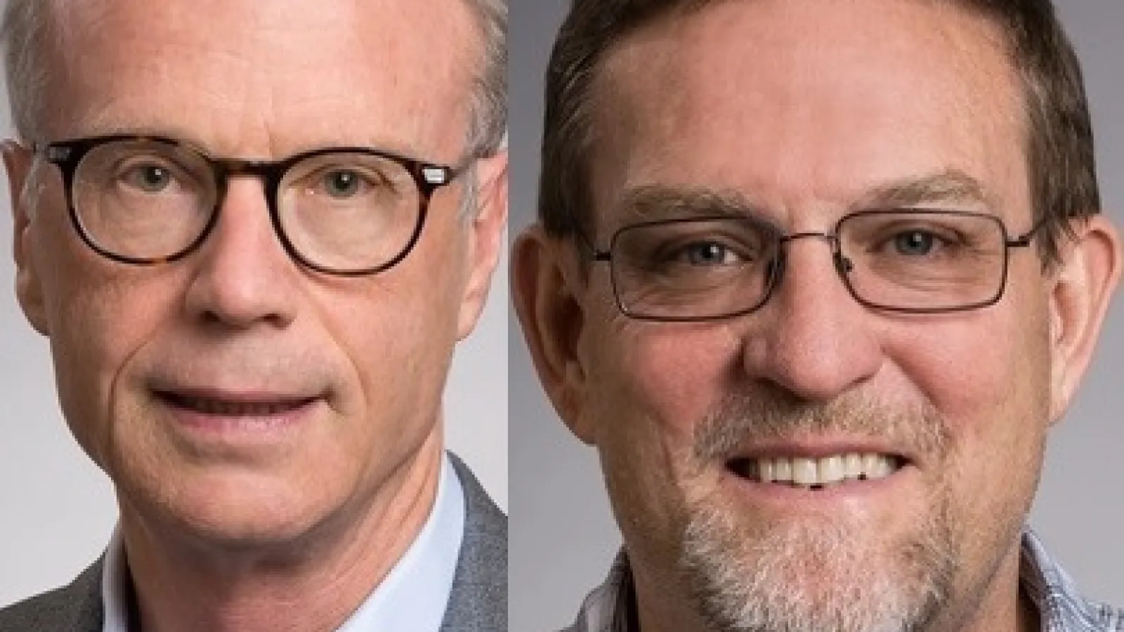Picture of IPR Director John Casterline and Sam Clark