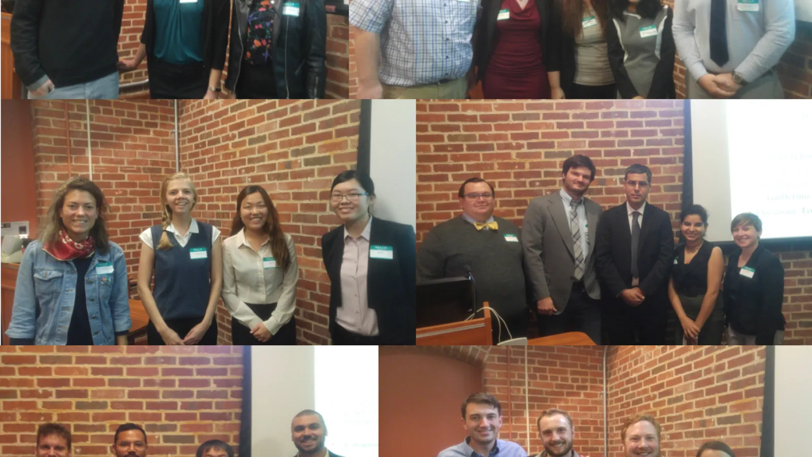 Presenters from 2017 Student Conference