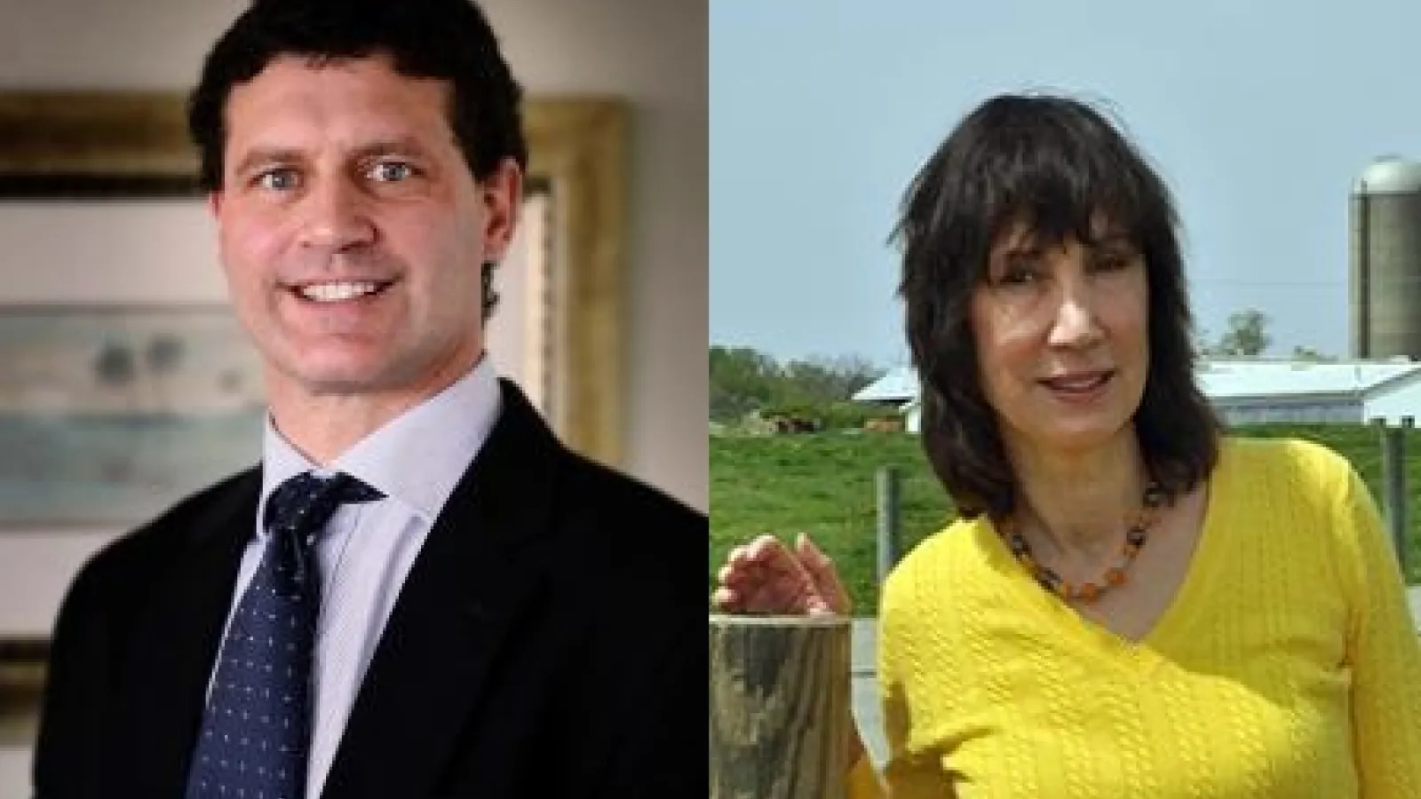 Collage of head shots of Dr. Linda Lobao and Dr. Mark Partridge
