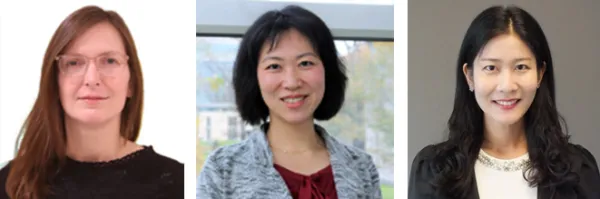 Portraits of Meta Brown, Wendy Yi Xu, and Susan Yoon