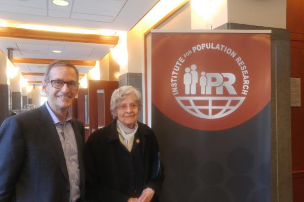 Photo of Drs. Joan Huber and Joe Potter