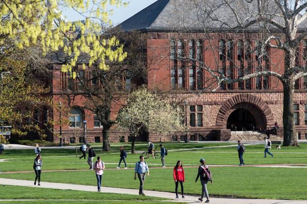 Exterior view of Hayes Hall